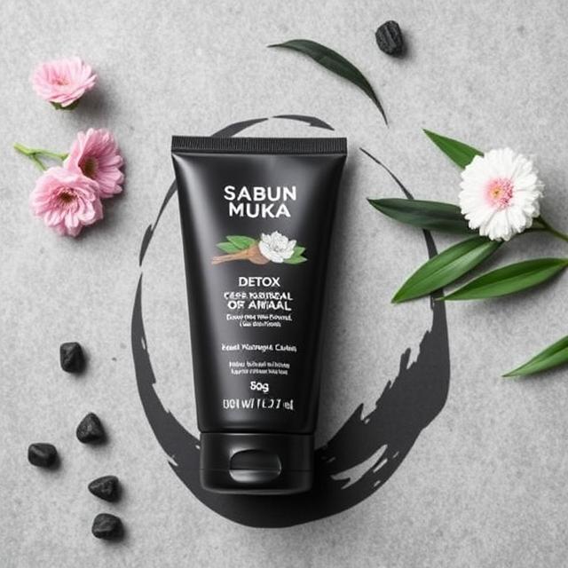 Sabun Muka Charcoal Detox Deep Clean